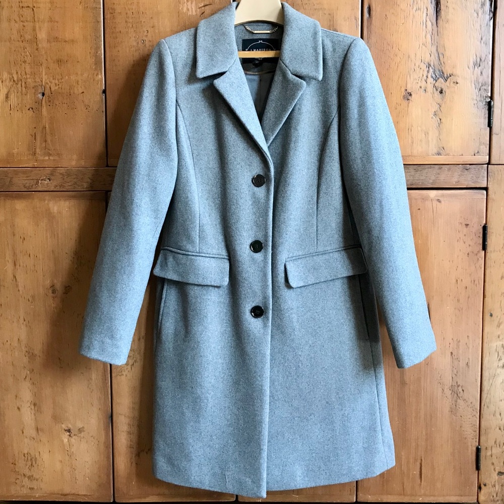 1 Madison Wool Blend Coat, M, Gray